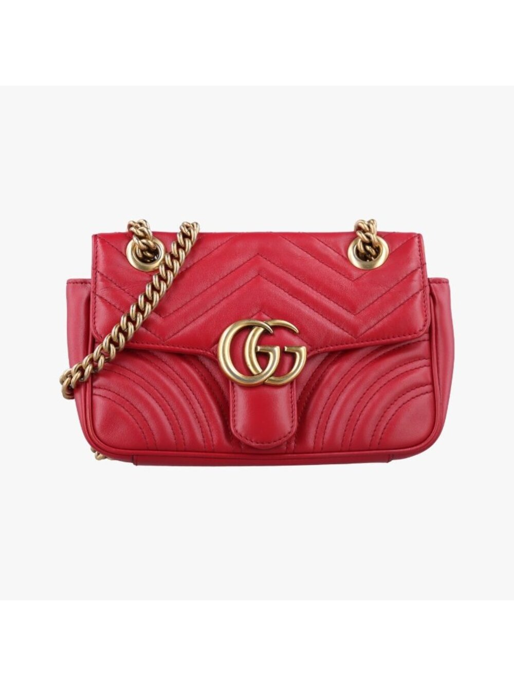 Gucci GG Marmont Red Leather